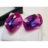 Pitambari Sapphire For Earring Making Natural 26 Ct Cushion Cut Pair Gemstone