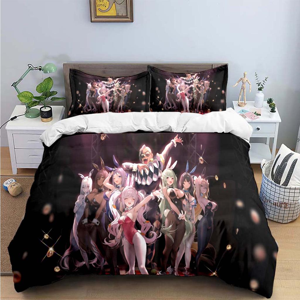 Hot Game Characters Nikke Goddess of Victory Bedding Sets Bed Supplies Set Duvet Cover Bed Comforter Set Bedding Set Luxury Gift
