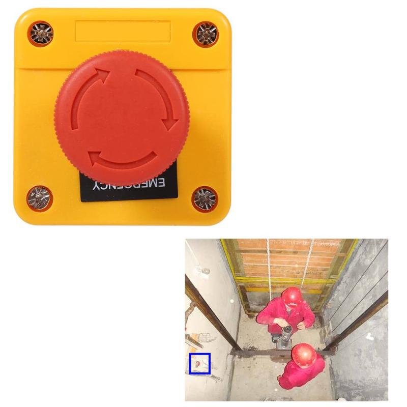 Buton comutator pentru oprire de urgență Buton roșu ciupercă întrerupător pentru urgență acasă 660V 10A