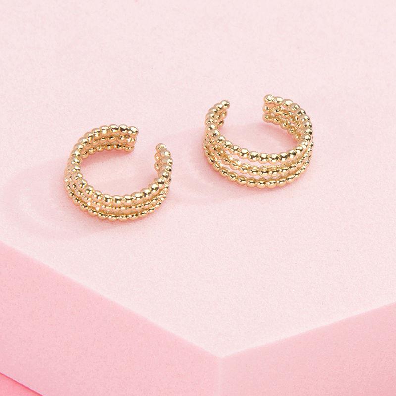 

Минималистичный кафф на ухо в гонконгском стиле без прокола - Крутые, эффектные серьги U-образной формы