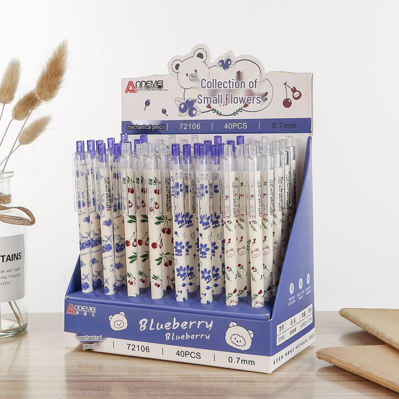 

Odeme Student Cartoon Mechanical Pencil Set - 40 Pcs (0.5/0.7mm) 0.7mm [1 Box, 40 Pieces]