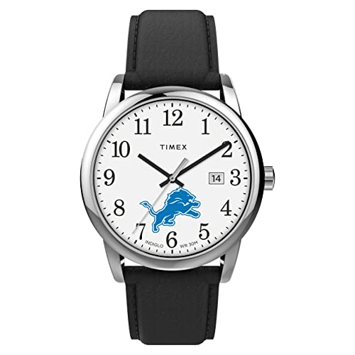 

Часы Timex Men s NFL EasyReader 38 мм, Detroit Lions, один размер, современные