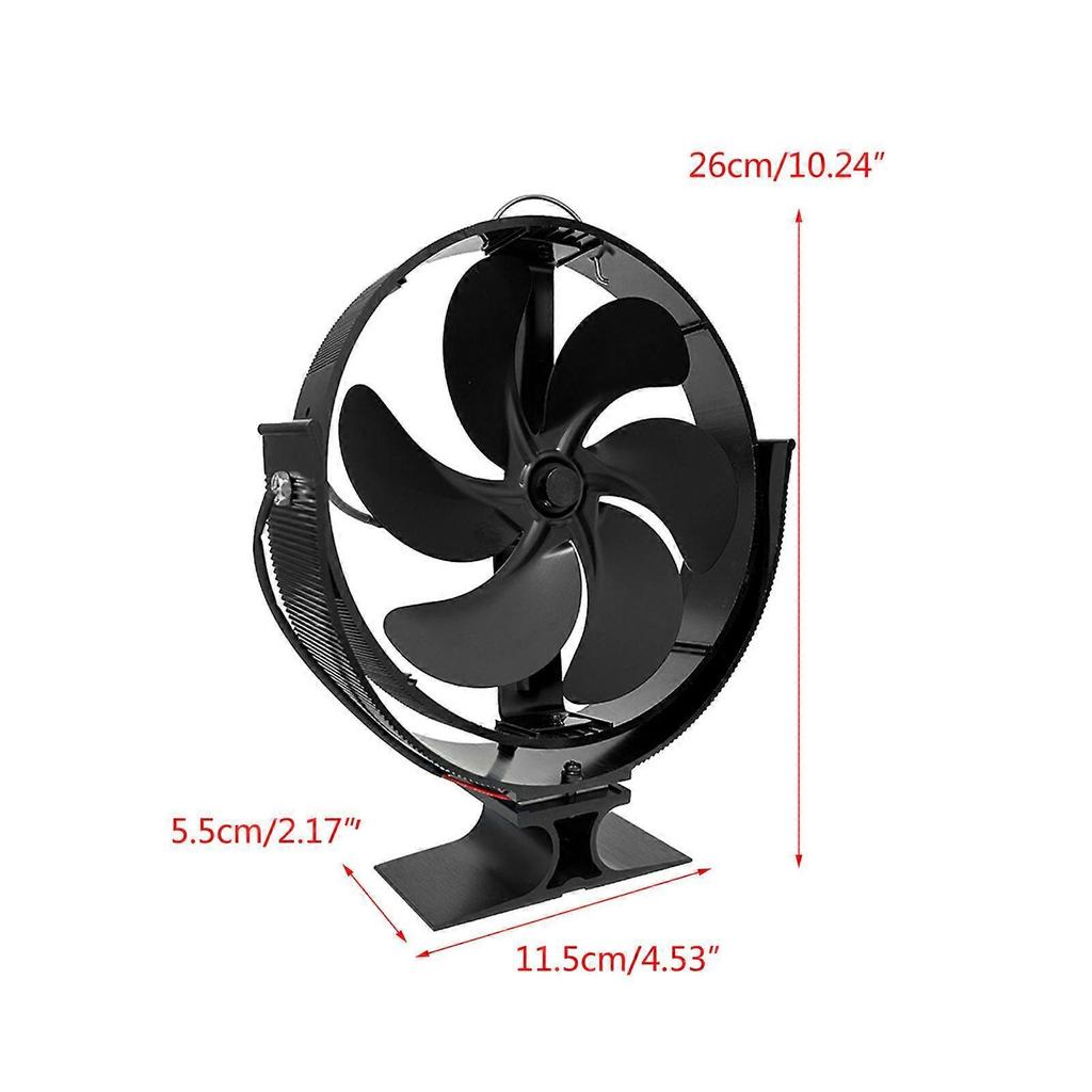Practical Heat Powered Stove Fan for Wood Stove Optimize Heat Efficiency with Real time Monitoring No Batteries Required