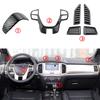 For Ford Everest 2020-2025 Ranger 2018-2025 AT Accessories Center Console Decoration Sticker Interior Cover Steering Wheel Trim
