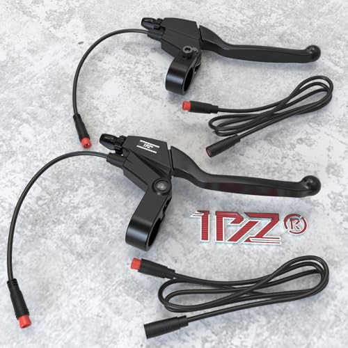 1PZ JP6-L68 Waterproof Electronic Brake Lever Set for Electric Bicycles and Electric Scooters, Aluminum with Wear-Resistant Anodized Finish, Easy Inst