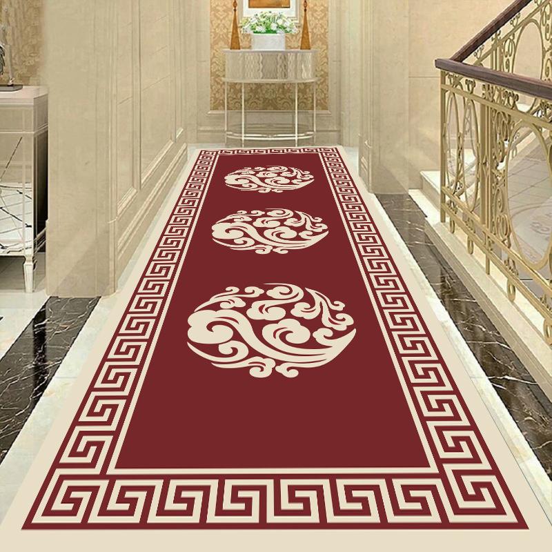 Nordic Style Living Room Hall Carpet Long Runner Hallway Corridor Rugs Kitchen Mat Anti-slip Doormat National Bedroom Area Rug