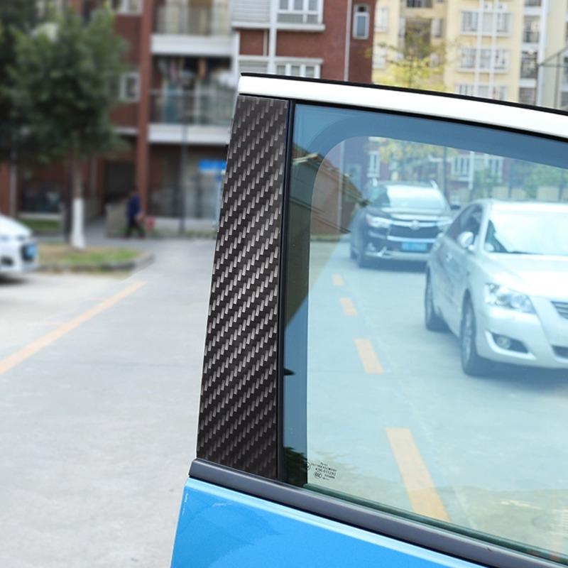 Car Pillar Cool Stickers Personality Creative B-pillar Protective Film Car Logo Decorative Stickers Universal Pillar Sticker