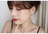 Beixi S925 Sterling Silver Rhinestone Butterfly Earrings - Women's Korean Forest Style