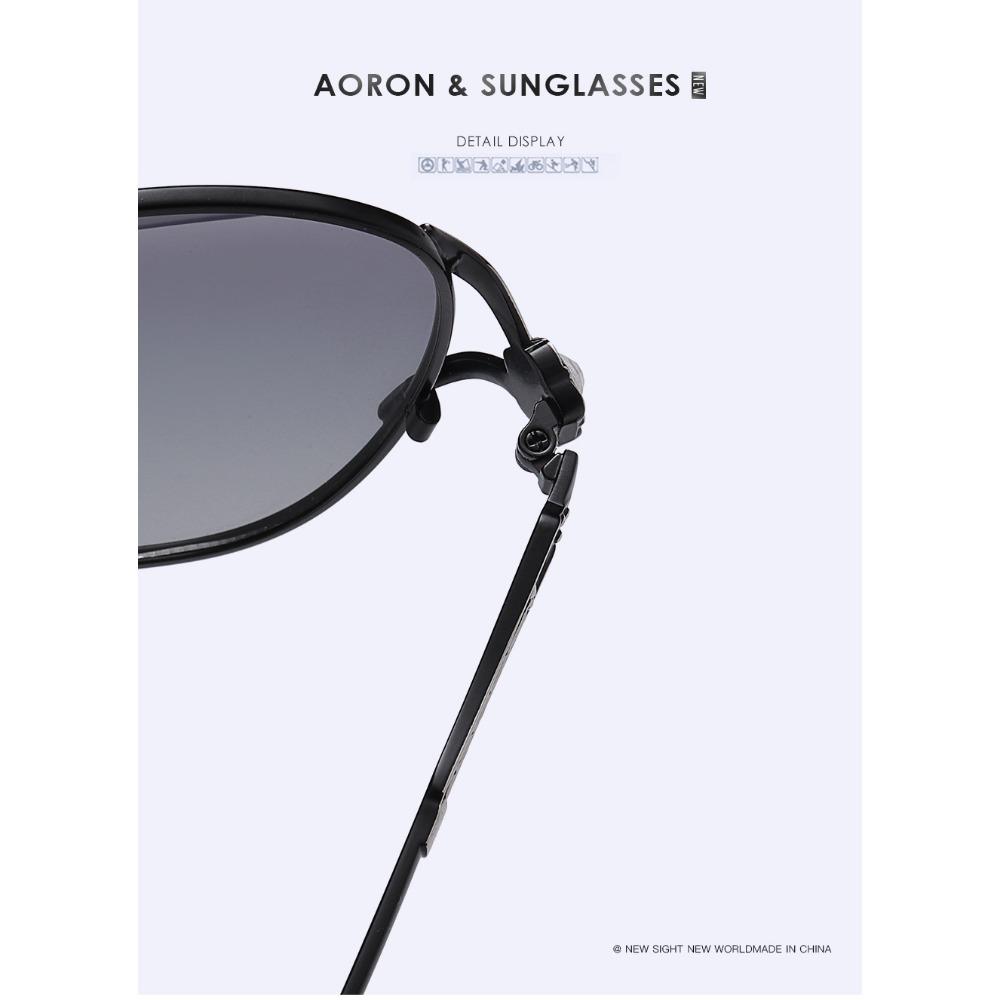 aoron Polarized Women's Sunglasses Trend Two-color Gradual Change Sunglasses Large Frame Diamond Glasses