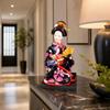 Handmade Geisha Doll with Display Base Decorative Ornament Traditional
