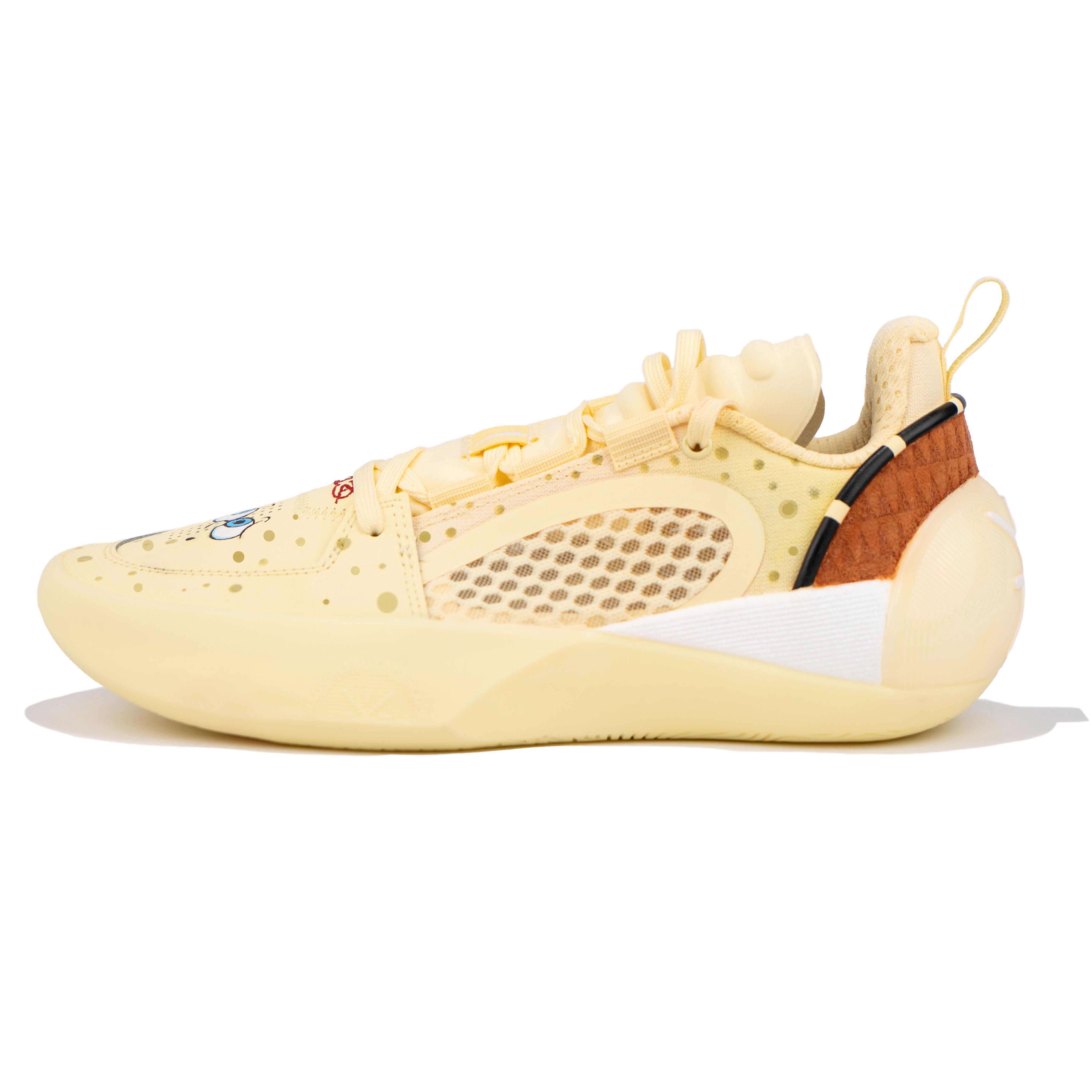 

Li Ning All City 12 Encore Синтетическая кожа Низкие Баскетбольные кроссовки с технологией BOOM Мужские Желтые ABAU051-5(Команда-12) 43.5