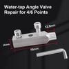 Broken Wire Extractor Threading Tools Tap Screw Remover Water-tap Angle Valve Repair for 4/6 Points Bolt Extractor Plumbing Tool
