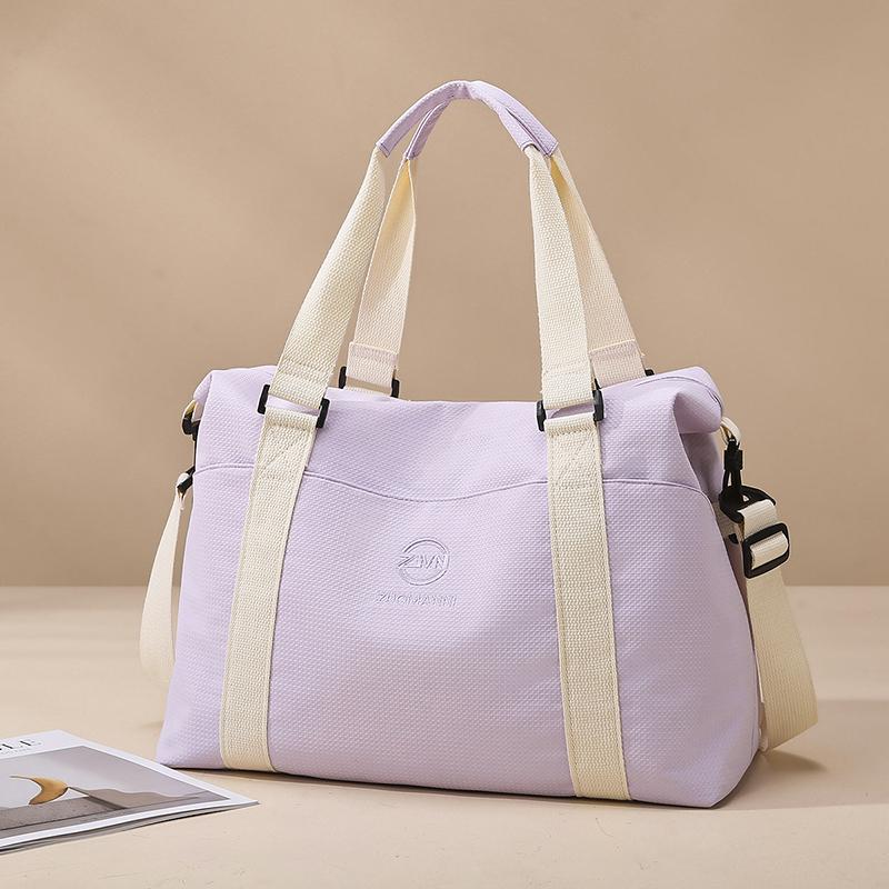 Short-Distance Travel Bag Women's Lightweight Large Capacity Luggage Bag Outgoing Dry and Wet Separate Gym Bag