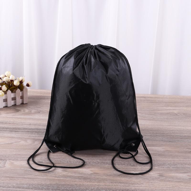 Custom Polyester Waterproof Double Drawstring Backpack with Logo