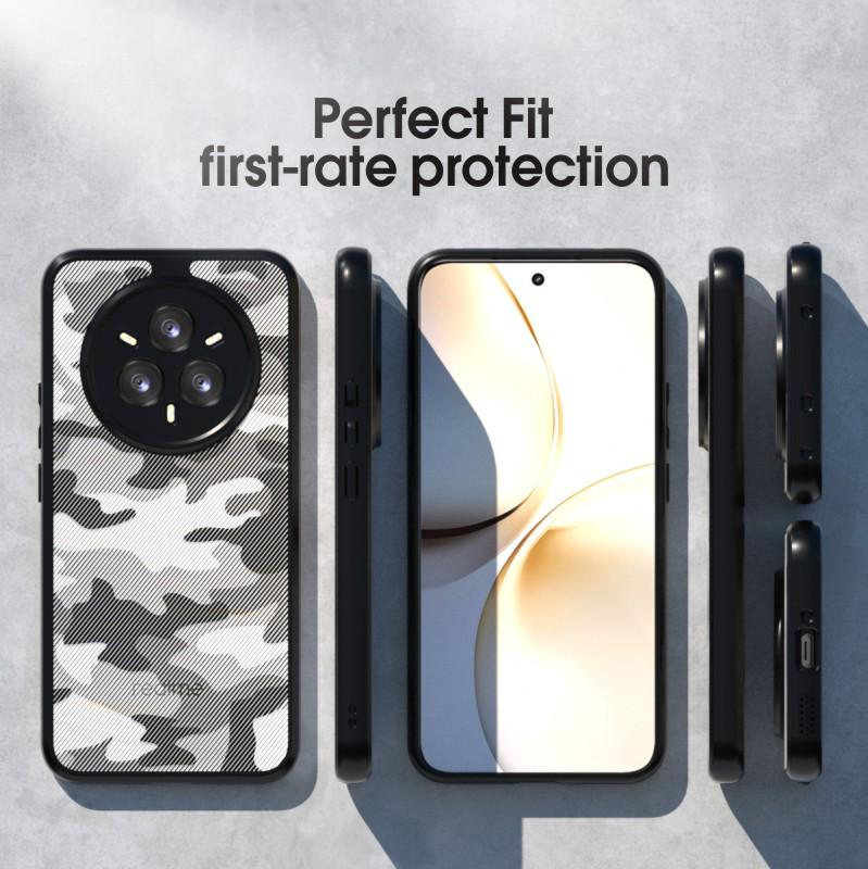 Realme 14 Pro+ Camo Military Lanyard Case