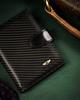 Men's Vertical Leather Wallet with a Snap Closure - Peterson