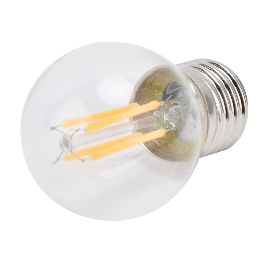 6Pcs Dimmable LED Lamp Bulbs G45 E27 4W Transparent Filament Bulbs for Home Lighting Warm Light 110V