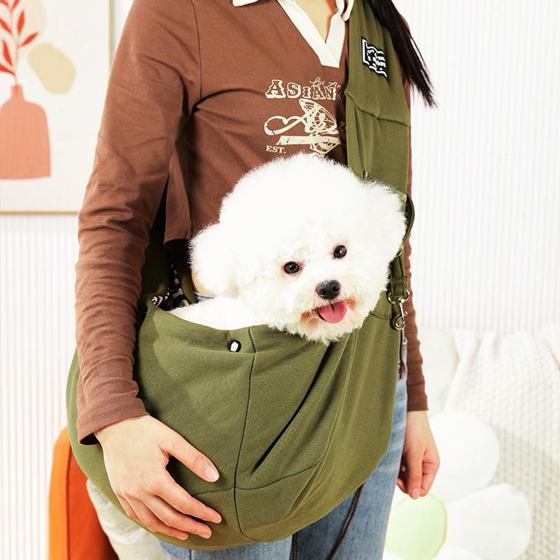 Portable Foldable Pet Carrier Breathable Crossbody Bag Dogs Cats