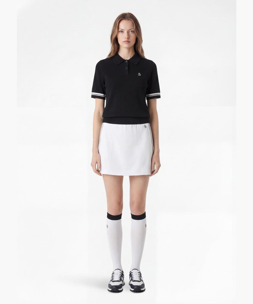 Meonsingweeo Women'S Side Point Skirt White Mr122Lsk32