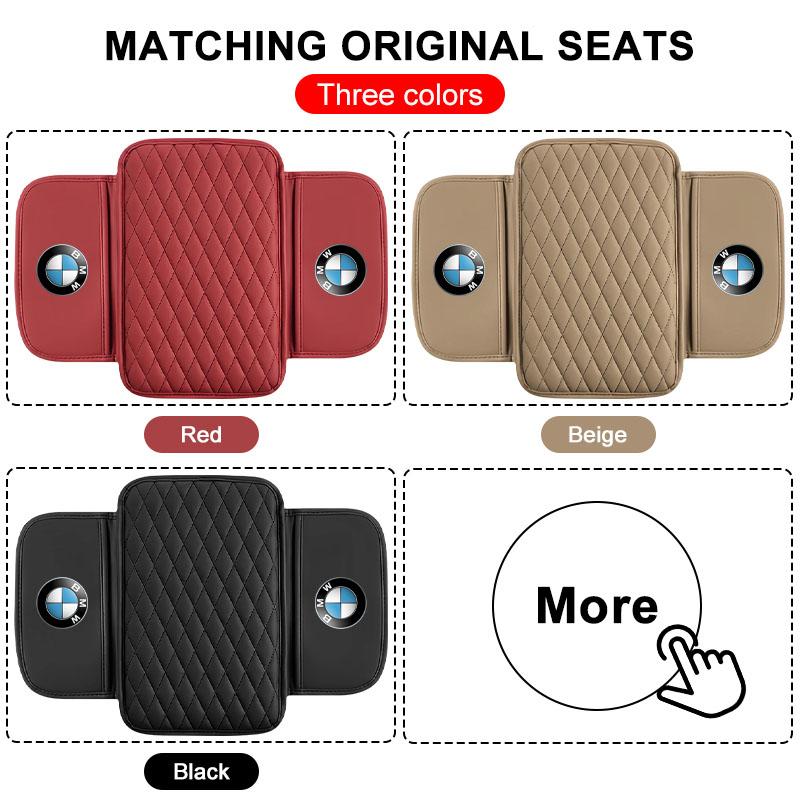 1Pcs Leather Car Armrest Mat Tissue Boxes Height Pad Armrest Box For BMW E46 E39 E90 E60 E36 F30 F10 E34 E30 F20 E92 M3 M4 M5 X3 X4 X5 X6 X7