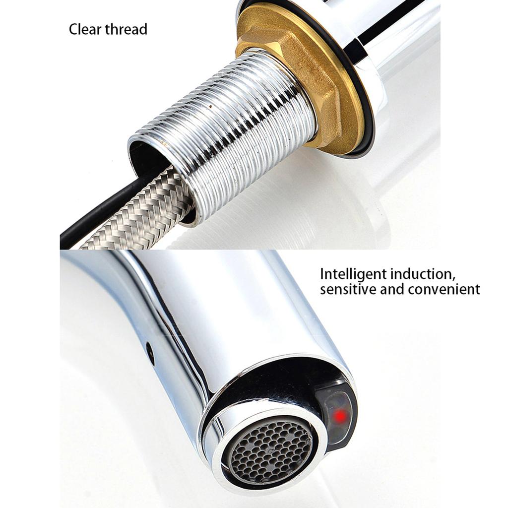 Gwint G1/2 cala Automatyczny Czujnik Indukcyjny Kran Wodny Podczerwień Pojedynczy Kran Zimnej Wody ze Skrzynką Sterującą Automatyczny Kran Kran Czujnikowy