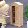 1:12 Scale Dollhouses Miniature Furniture Wood Wardrobe Dollhouses Decorations Accessories for Dollhouses Decorations