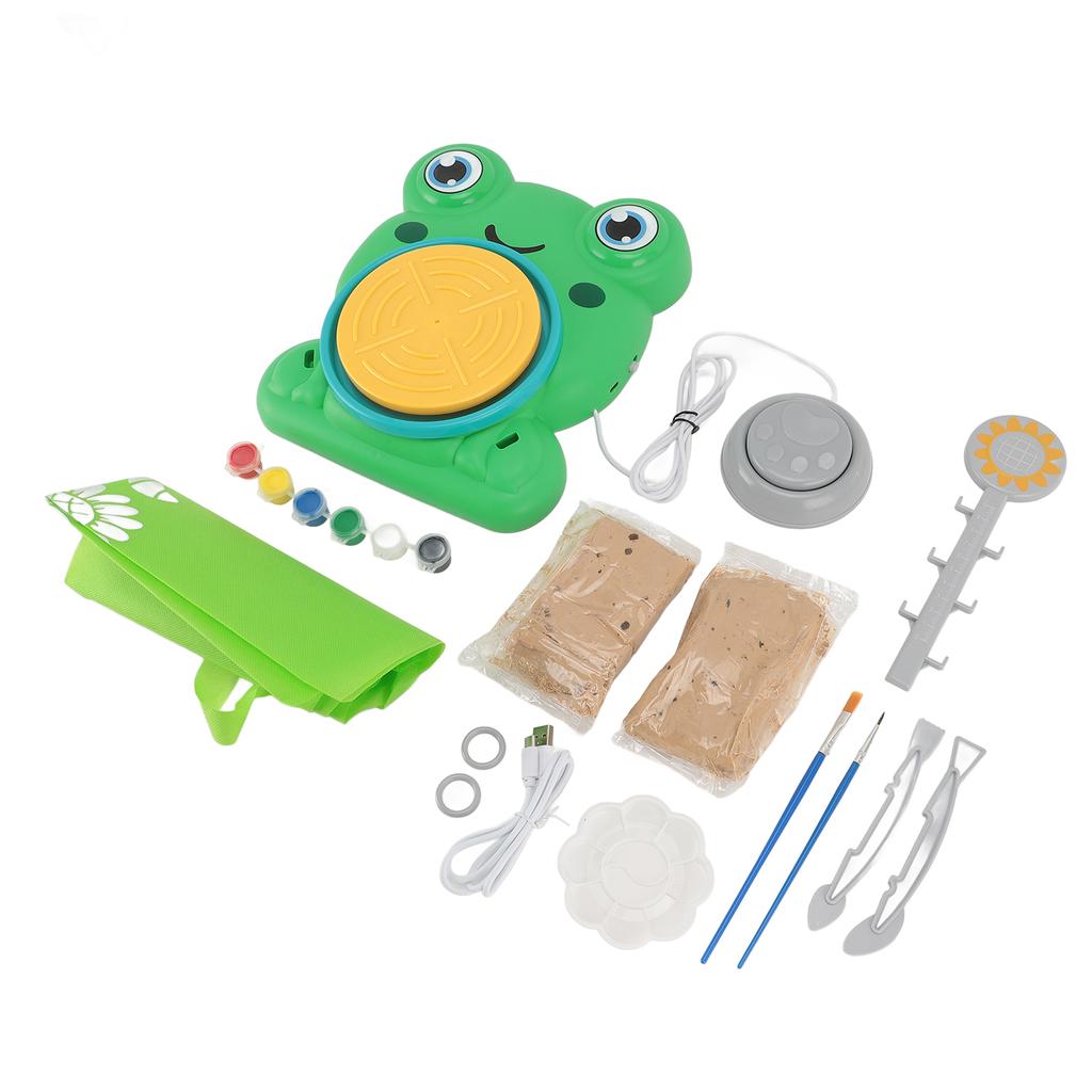 Miniature Pottery Wheel Kit Miniature Clay Making Pottery Machine Complete Electric Pottery Wheel