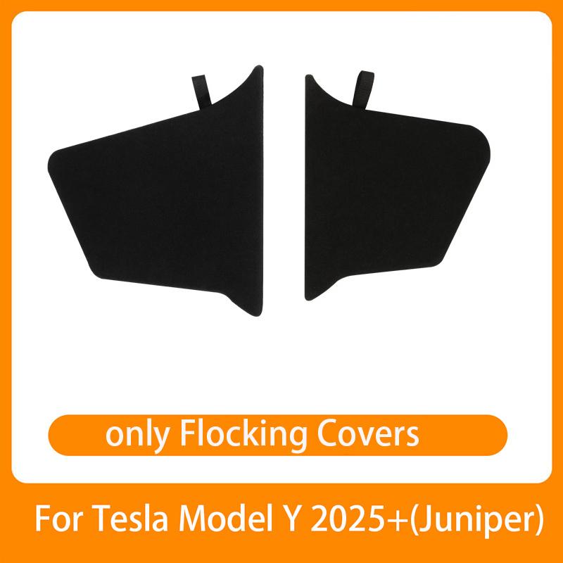 Trunk Side Storage Bins For Tesla Model Y-Berlin/Austin 2022-2025 Cargo Compartment Organizer Bucket TPE Box & Carpet Lids