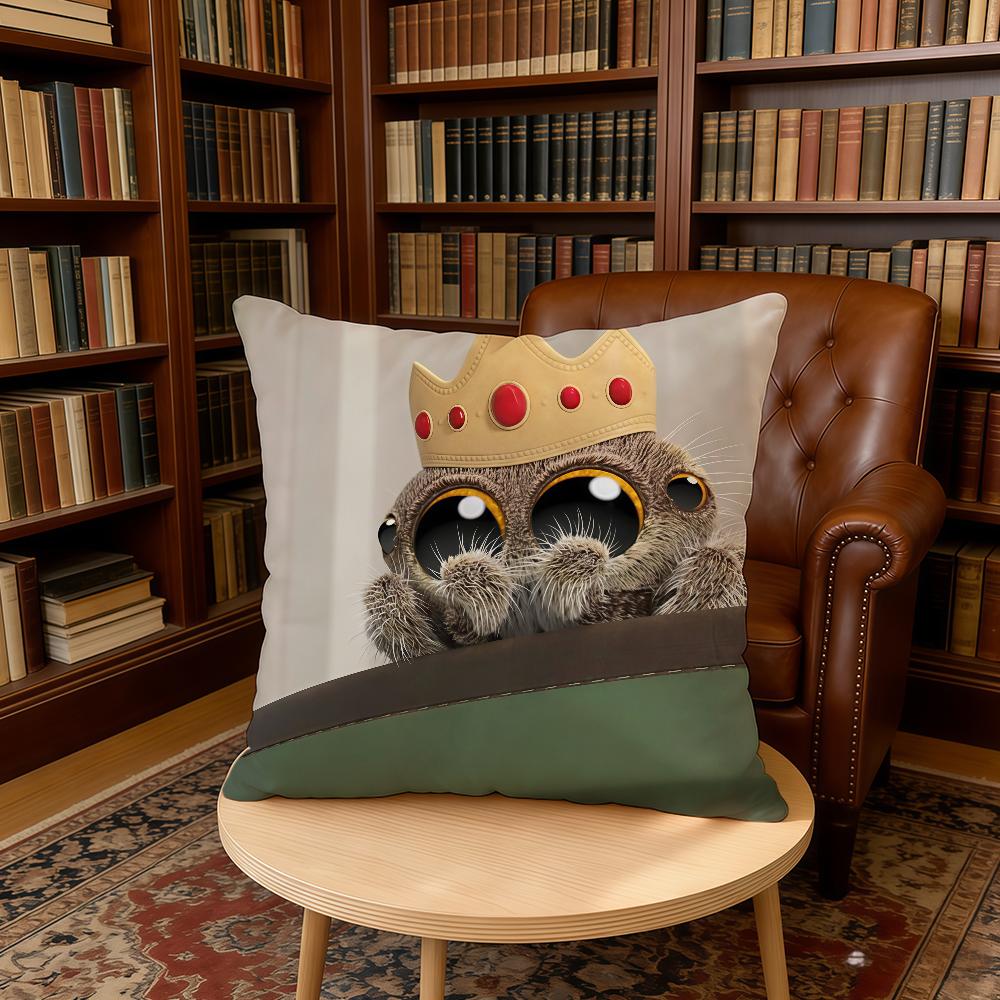 Cartoon Niedliche Lucas die Spinne Kissenbezug Zuhause Büro Geburtstag Jahrestag Geschenke Weicher Hautfreundlicher Kissenbezug