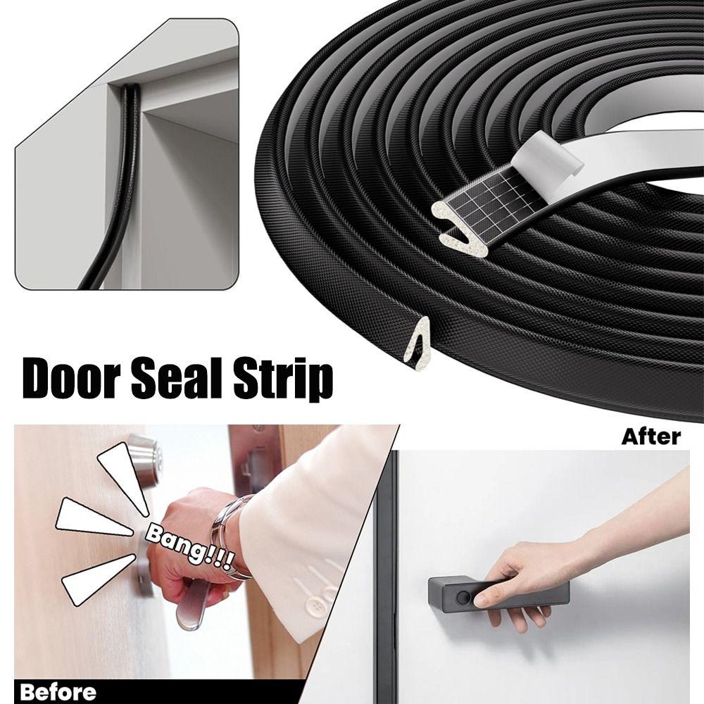 New V Shape Weather Stripping Self-Adhesive Foam Material Door Seal Strip Weatherproof Stopper Front Door