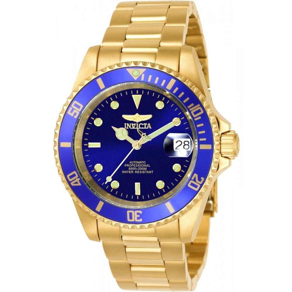 

[Invicta] Автоматические часы Pro Diver, корпус 40 мм, ремешок из нержавеющей стали, синий циферблат, 8930OB, мужские, обычный импорт
