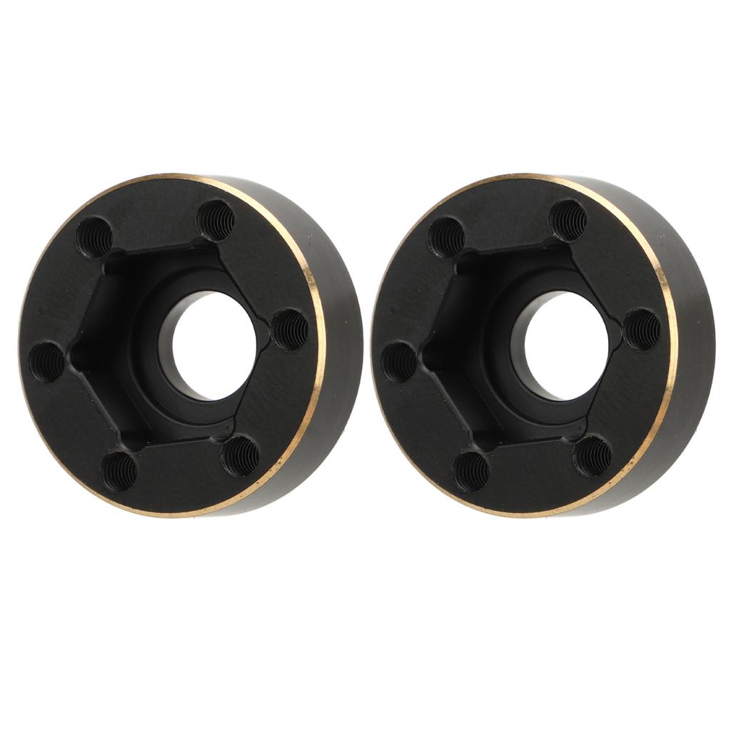 2PCS Hex Hub Wheels Brass RC Crawler 1.9 2.2 Wheels Widen Adapter for Axial SCX10 Capra for VS4 10 1 10 RC Crawler 6mm