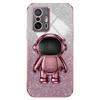For Xiaomi 11T Pro 5G/11T 5G Case PC+TPU Phone Cover with Astronaut Kickstand