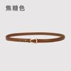 Leather Thin Belt Women'S Fashion Belt With Skirt Simple And Trendy Thin Belt Women'S Thin Belt