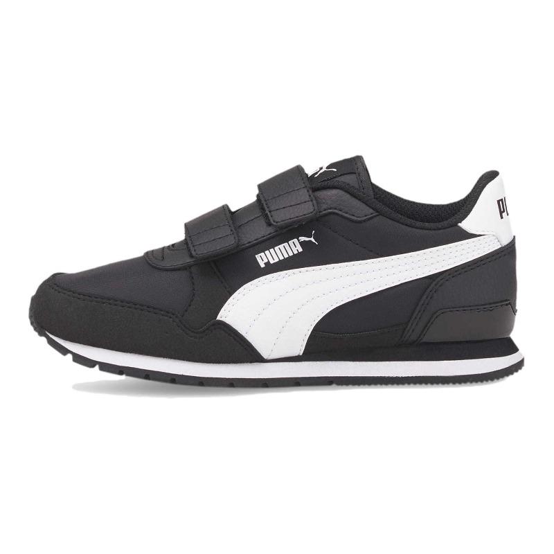 Детские черные кроссовки PUMA St Runner V3 NL, низкие, для бега 384902-01 28
