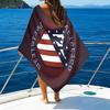 1pc Atletico Madrid Beach Towel, Beach and Seaside Swimming Pool Equipment, Fashion Pattern, Rectangular, Travel Essentials
