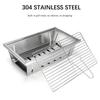 Camping Grill Heat-Resistant Windproof Outdoor Cookware Campfire Grill For Hiking Garden Balcony Backyard Patio Traveling Picnic