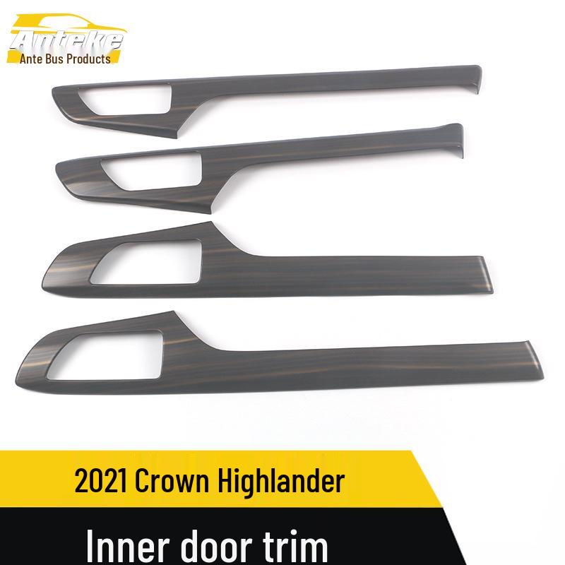 Compatible with 21 Crown Highlander Inner Door Edge Trim and Bright Strip Bumper Modification Accessories.