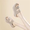 Casual Outer Wear Slippers Slope Heel One-word Drag Summer Outer Wear Not Tired Feet Sandals Versatile Thick-soled Velcro Sandals