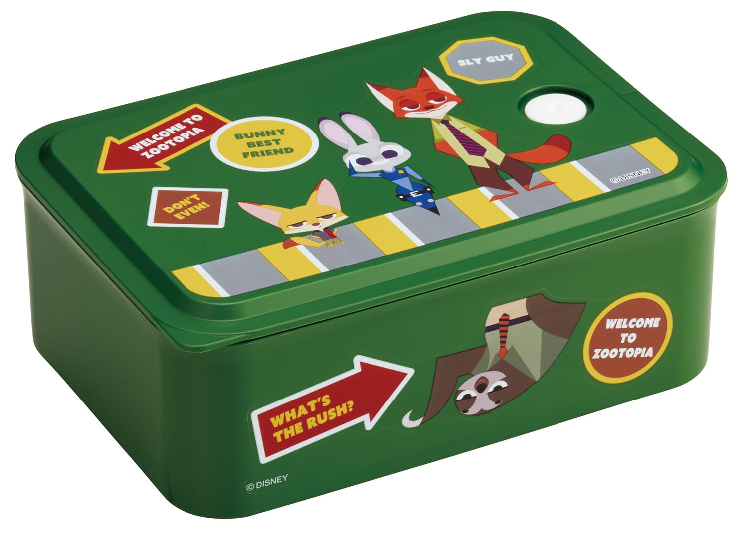 

Skater Bento Picnic Lunch Medium 1 Microwave Safe with Lid Disney Zootopia Box, Box, Size, Tier, on, 700ml, Patch, PL70B-A