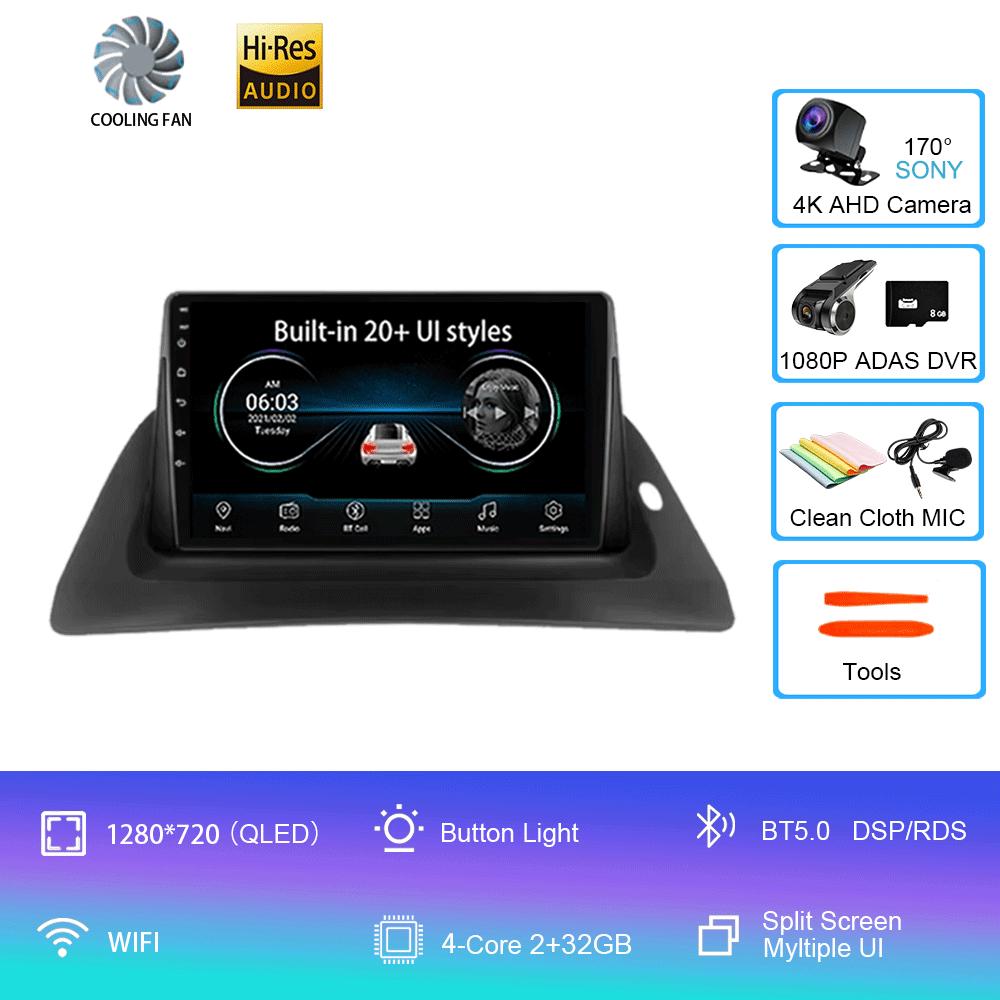 Android 14 For Renault Kangoo 2009 - 2017 2018 Car Radio Multimedia Video Player Navigation Android Stereo No 2 Din DVD Player