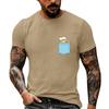 Herren Vintage Stil Grafikdruck Kurzarm T-Shirt Lockerer Schnitt Lässig Sommer Tägliches Oberteil für Outdoor-Aktivitäten und Freizeit