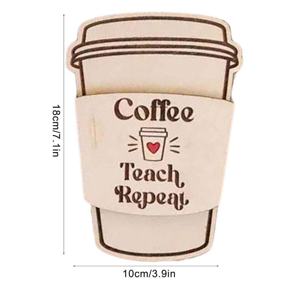 

Cute Cash Holder Coffee Cup Shape Appreciation Card Holder Colorful Cash Holder Portable Graduation Season Supplies