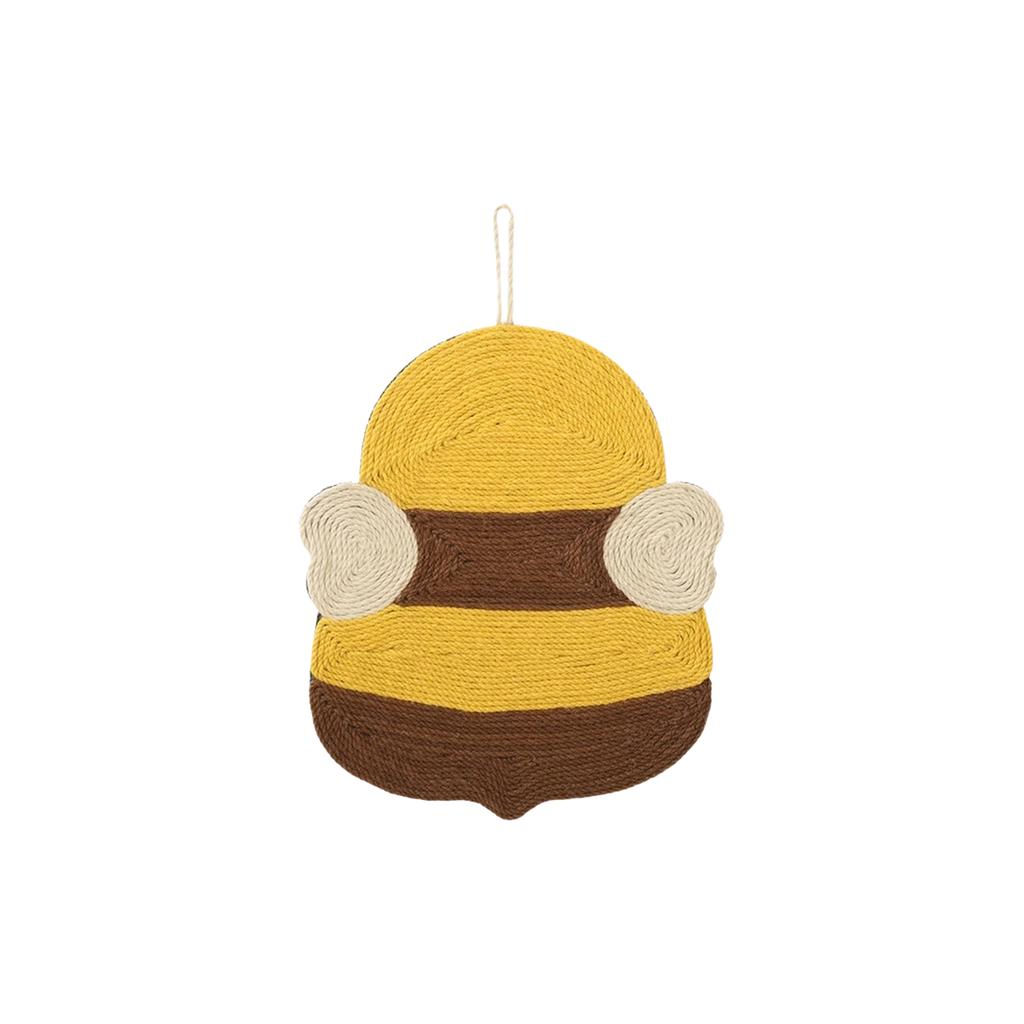 Wall-Mounted Sisal Cats Scratching Pad, Vertical Cats Scratcher With Interactive Sound Balls, Non-Shedding Furniture Protector For Indoor Cats