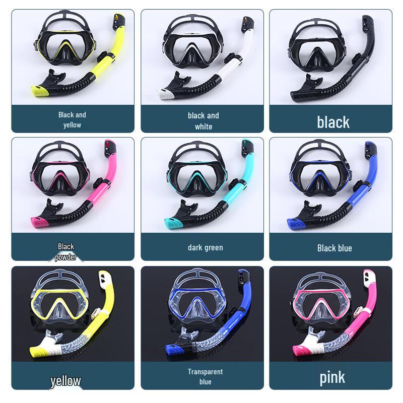 Full Dry Snorkel and Diving Mask Set
