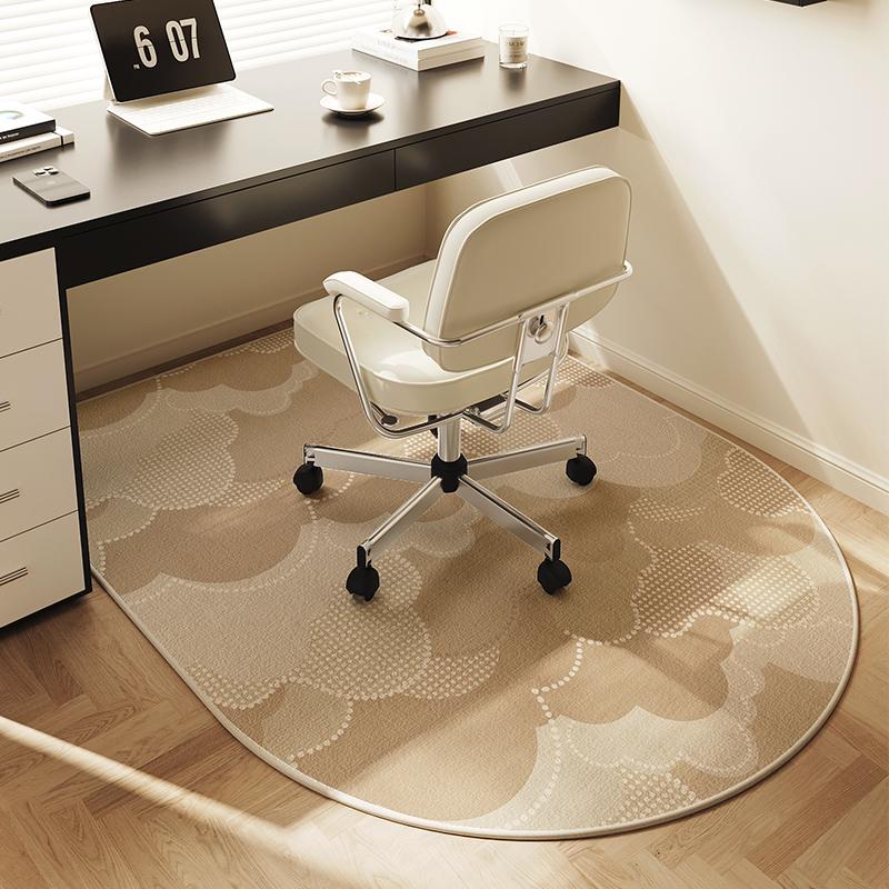 Computer Chair Non-Slip Mat Bedroom Dresser Chair Foot Mat Study Swivel Chair Floor Protection Mat Under Desk Carpet