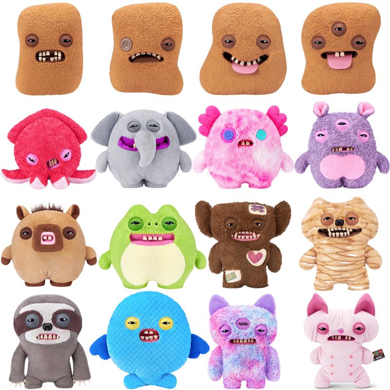 Funny Ugly Teeth Monster Plush Toys Bigg Fuggs Series Chunky Fuggs Bigg Nuggets Soft Stuffed Peluche Dolls Gift