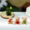 Artistic Clear Pig Figurine Animal Craft Suitable For Coffee Table