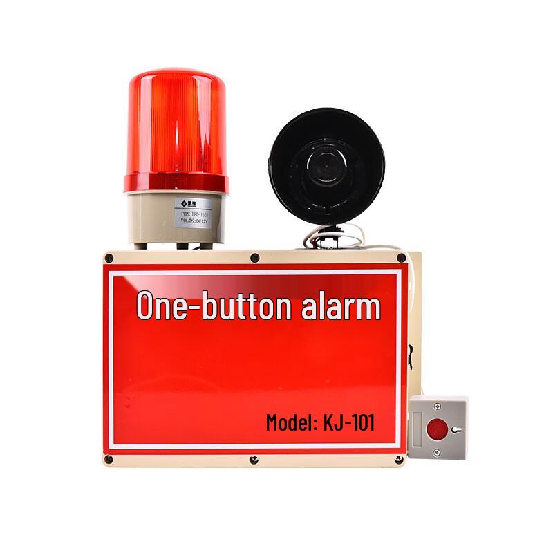 Milin One-Button Fire Alarm with Sound & Light