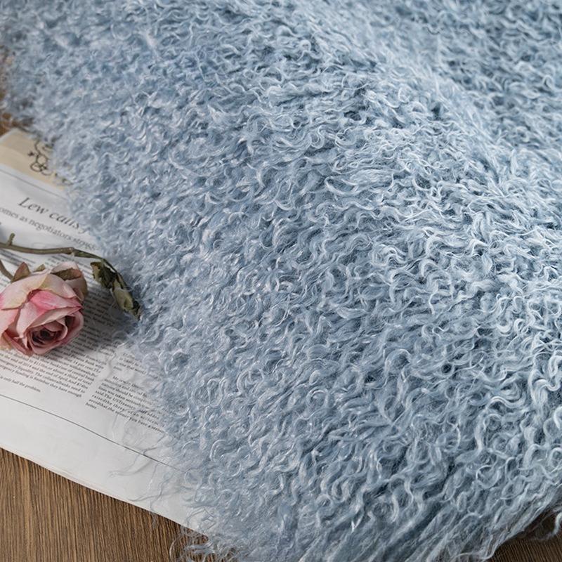 Beach Wool Plush 6cm Long Hair Cashmere Kig Animal Hair Wool Cotton Doll Fried Wool Hand-made Fabric Background Fabric Patchwork